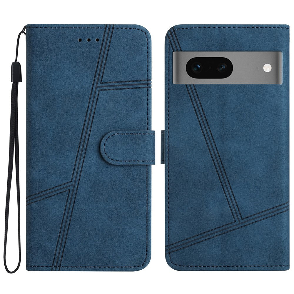 Pixel 7 5G Wallet-Hülle – mit Sturzschutz & geprägtem Linienmuster