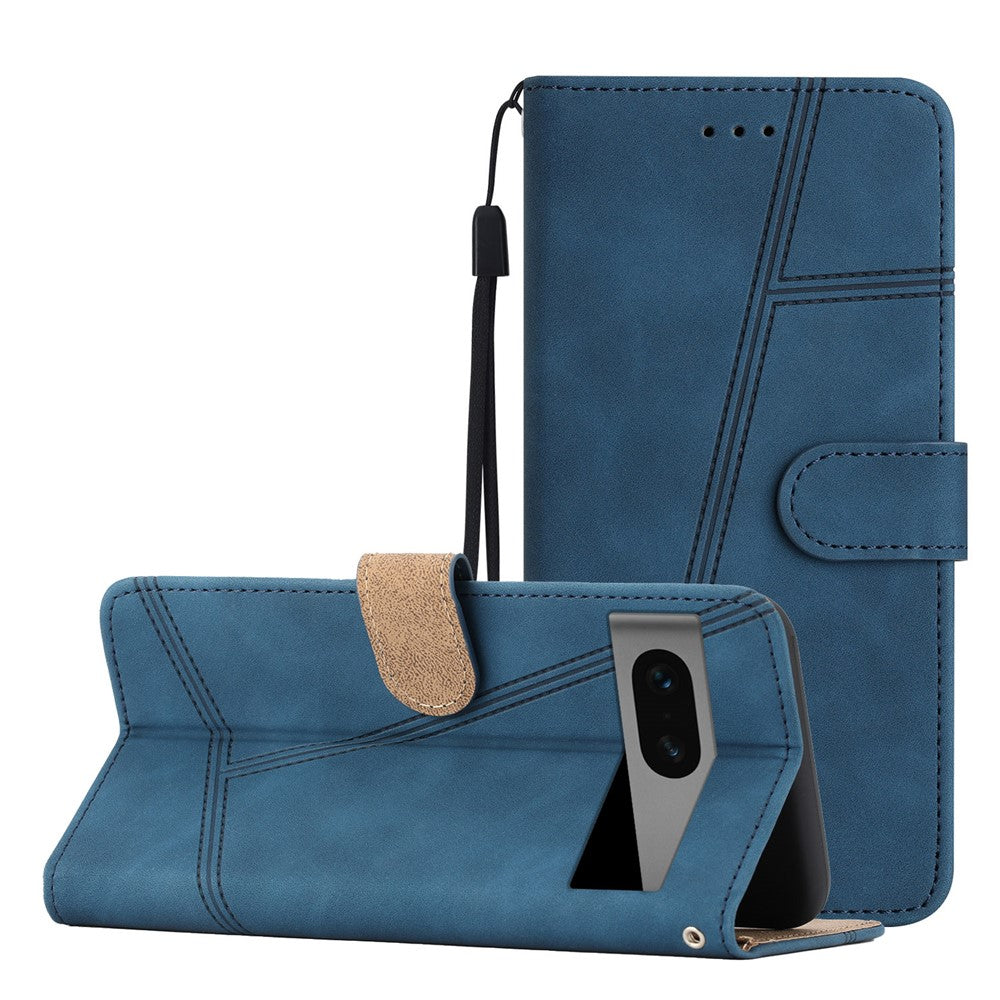 Pixel 7 5G Wallet-Hülle – mit Sturzschutz & geprägtem Linienmuster