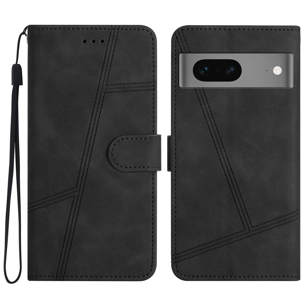 Pixel 7 5G Wallet-Hülle – mit Sturzschutz & geprägtem Linienmuster