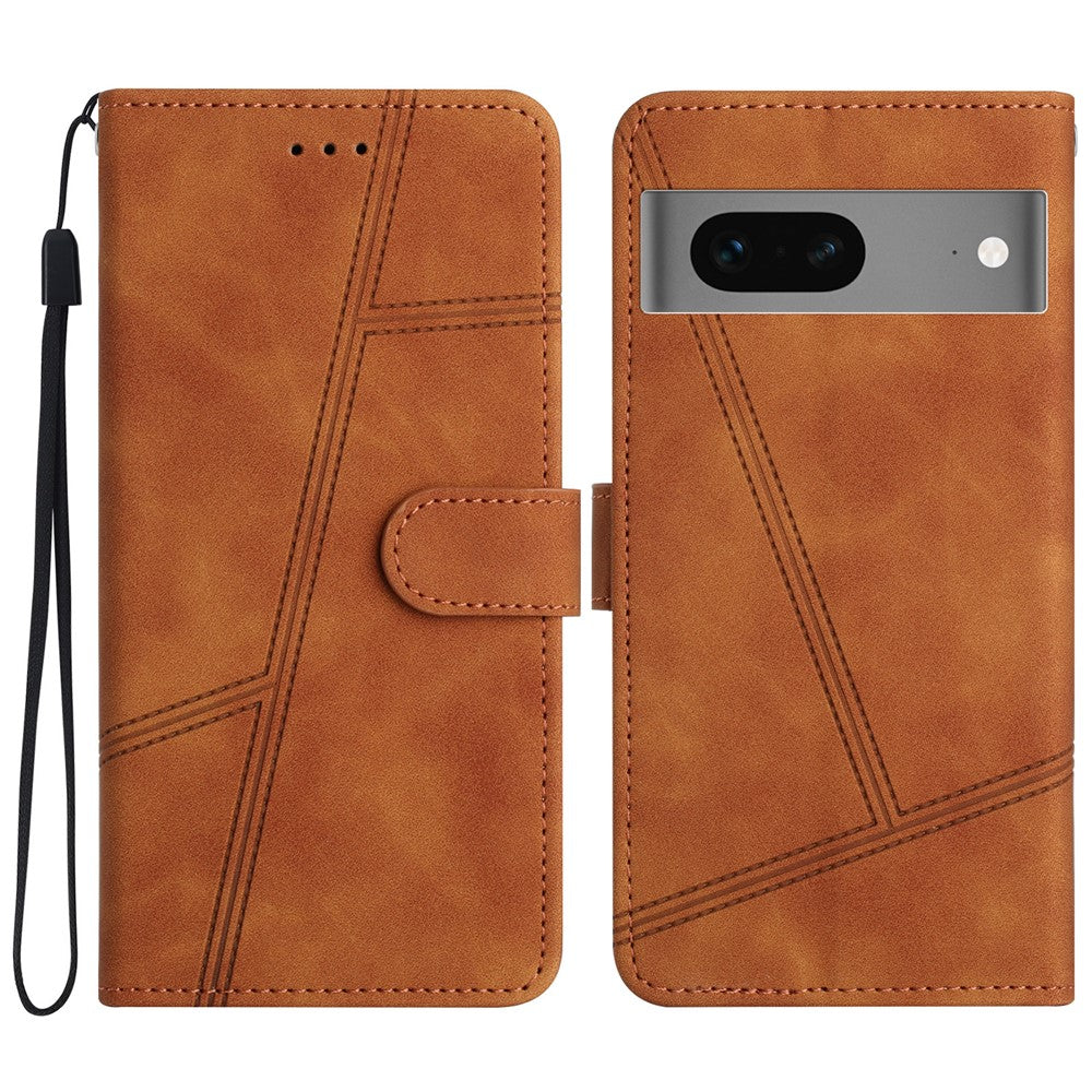 Pixel 7 5G Wallet-Hülle – mit Sturzschutz & geprägtem Linienmuster