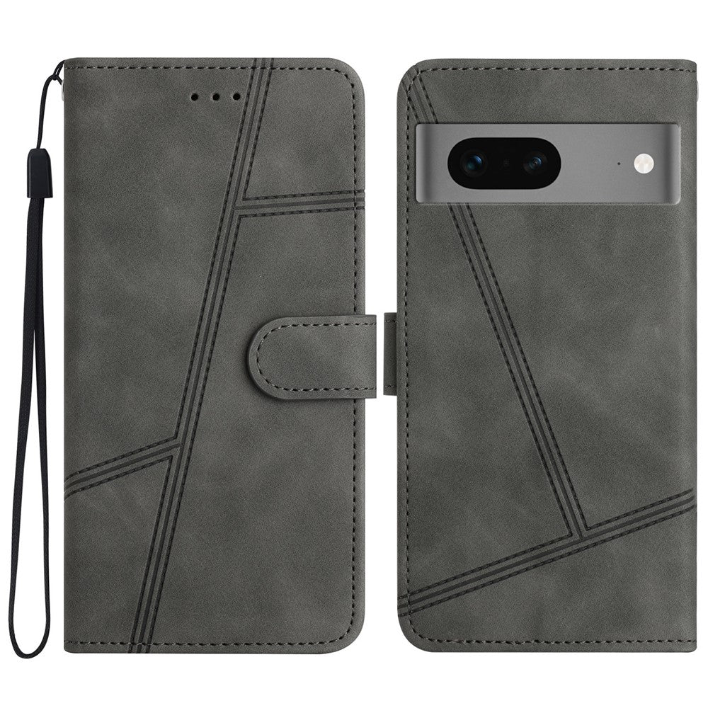 Pixel 7 5G Wallet-Hülle – mit Sturzschutz & geprägtem Linienmuster