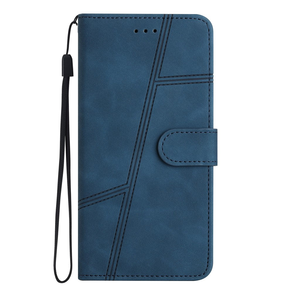 Pixel 7a Wallet-Hülle – mit Sturzschutz & geprägtem Linienmuster
