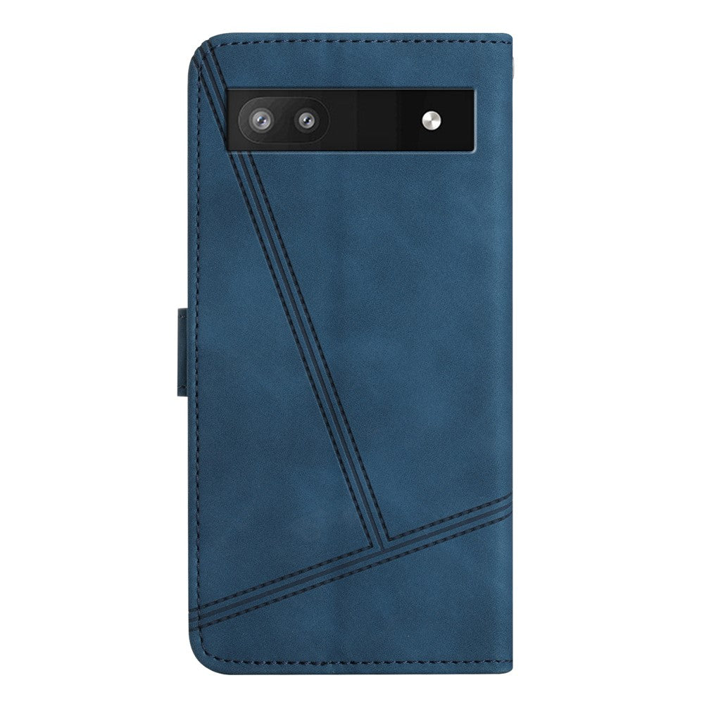 Pixel 7a Wallet-Hülle – mit Sturzschutz & geprägtem Linienmuster