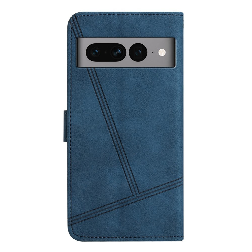 Pixel 7 Pro 5G Wallet-Hülle – mit Sturzschutz & geprägtem Linienmuster