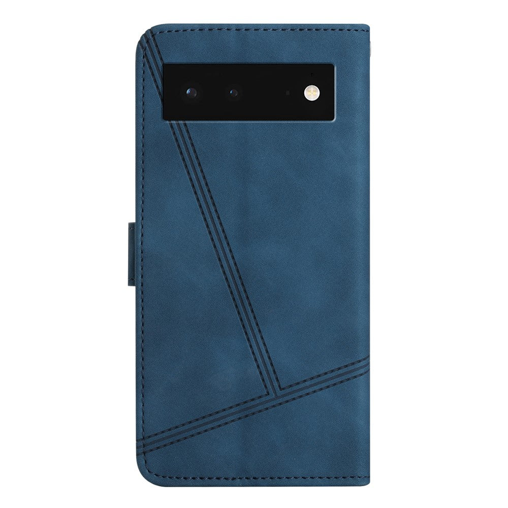 Pixel 6 Wallet-Hülle – mit Sturzschutz & geprägtem Linienmuster