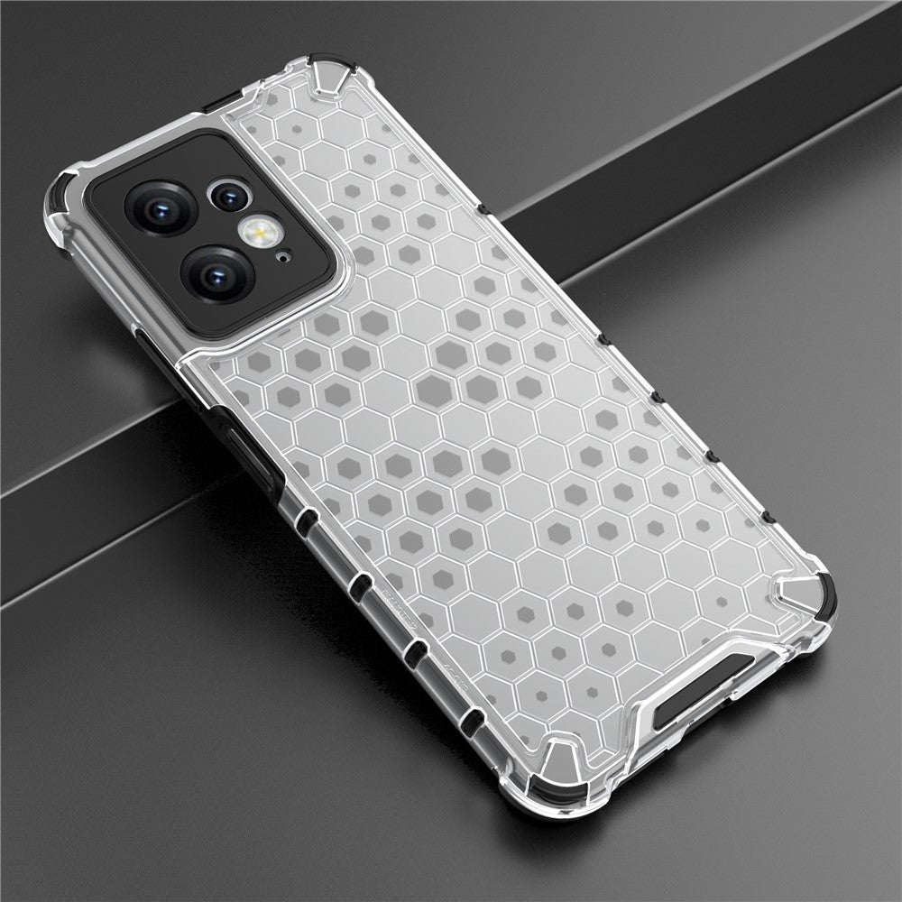 For Xiaomi Redmi Note 12 4G Honeycomb Texture Phone Case TPU+PC Anti-drop Smartphone Cover