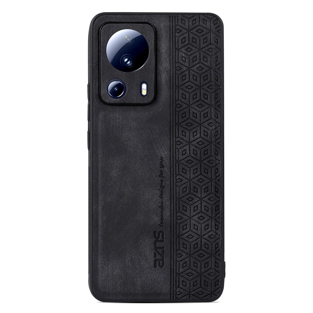 AZNS For Xiaomi 13 Lite / Civi 2 5G Anti-scratch Phone Case Imprinted PU Leather Coated TPU Back Cover