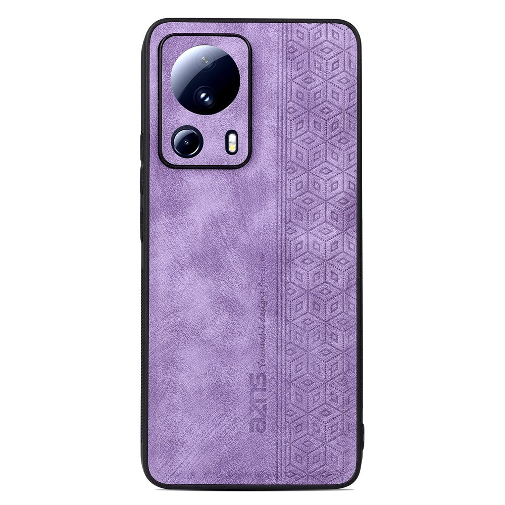 AZNS For Xiaomi 13 Lite / Civi 2 5G Anti-scratch Phone Case Imprinted PU Leather Coated TPU Back Cover