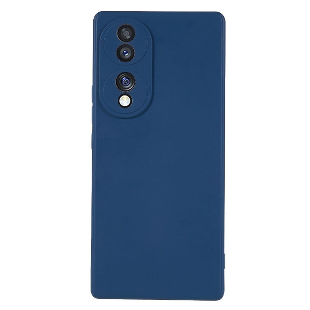 For Honor 70 5G Candy Color Fiber Lining Rubberized TPU Case Anti-Drop Phone Cover