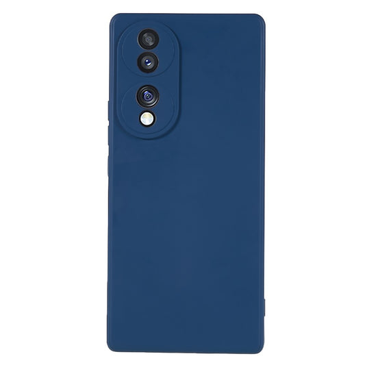 Honor 70 5G Handyhülle – Bonbonfarbenes Faserfutter, gummierte TPU-, Fallschutz