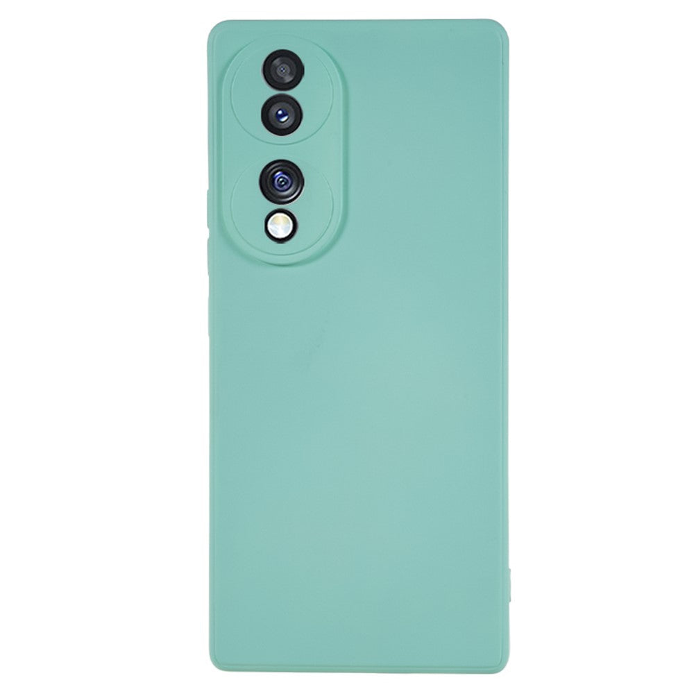 For Honor 70 5G Candy Color Fiber Lining Rubberized TPU Case Anti-Drop Phone Cover