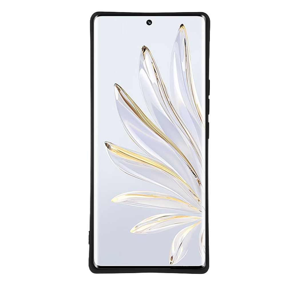 For Honor 70 5G Candy Color Fiber Lining Rubberized TPU Case Anti-Drop Phone Cover