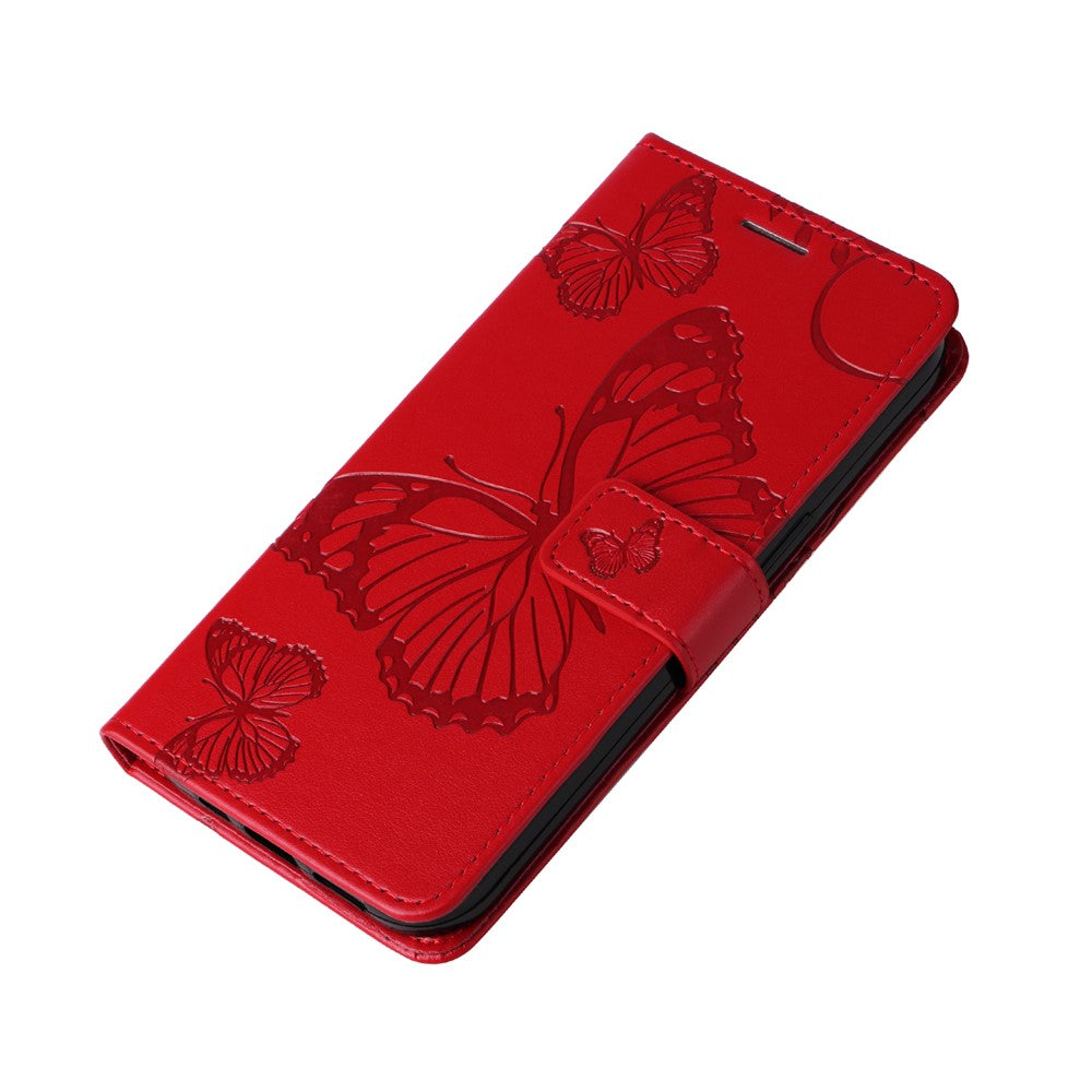 Pixel 7a Wallet-Hülle – Schmetterling Aufgedruckt & Mit Ständer und Riemen