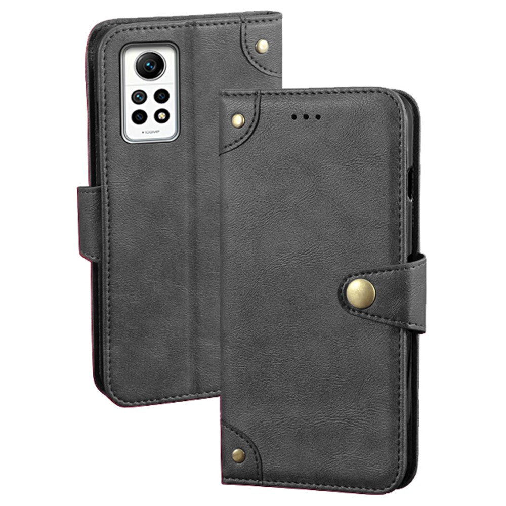 IDEWEI For Xiaomi Redmi Note 12 Pro 4G / Note 11 Pro 5G (Qualcomm) / 11 Pro 4G (MediaTek) Leather Wallet Case Stand Phone Cover