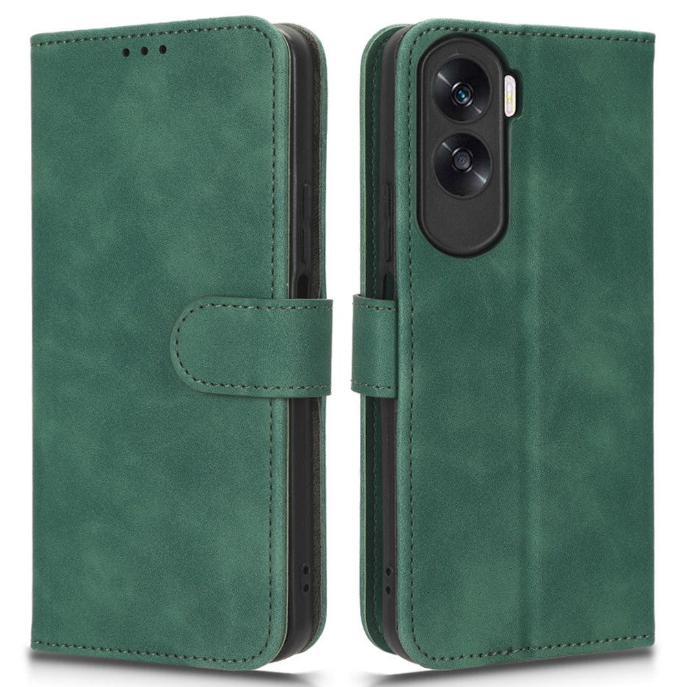 For Honor X50i 5G / 90 Lite 5G PU Leather Wallet Drop-proof Cover Skin-touch Stand Phone Case