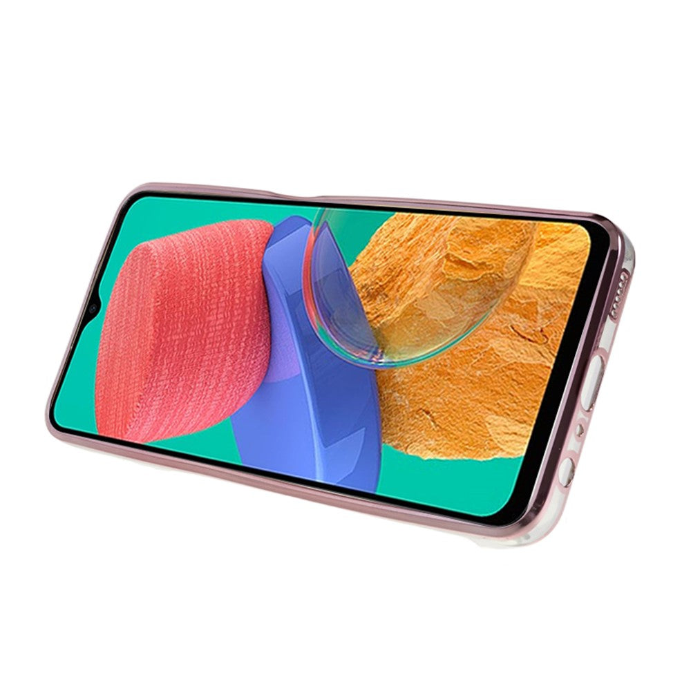 Galaxy A42 5G Blütenhülle – Glänzend mit Strass-Ring
