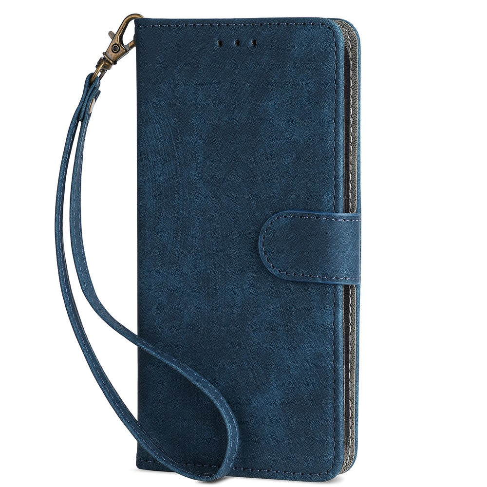 For Honor 90 Lite 5G / X50i 5G RFID Blocking PU Leather Case Cell Phone Wallet Stand Cover with Strap