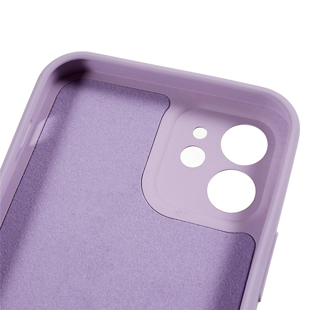 iPhone 12 Gummierte Hülle – Mit Faserfutter & Anti-Kratz-Abdeckung