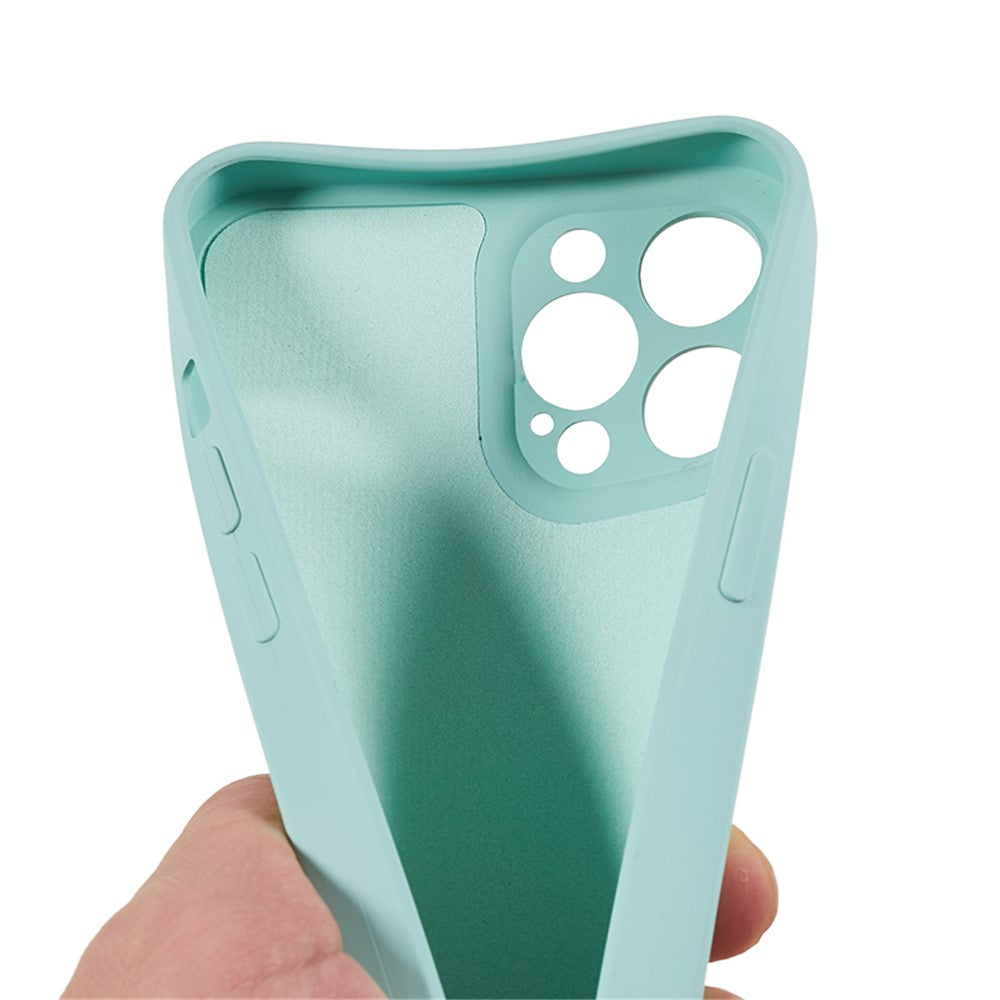 iPhone 12 Pro Max Gummierte Hülle – Mit Faserfutter & Anti-Kratz-Abdeckung