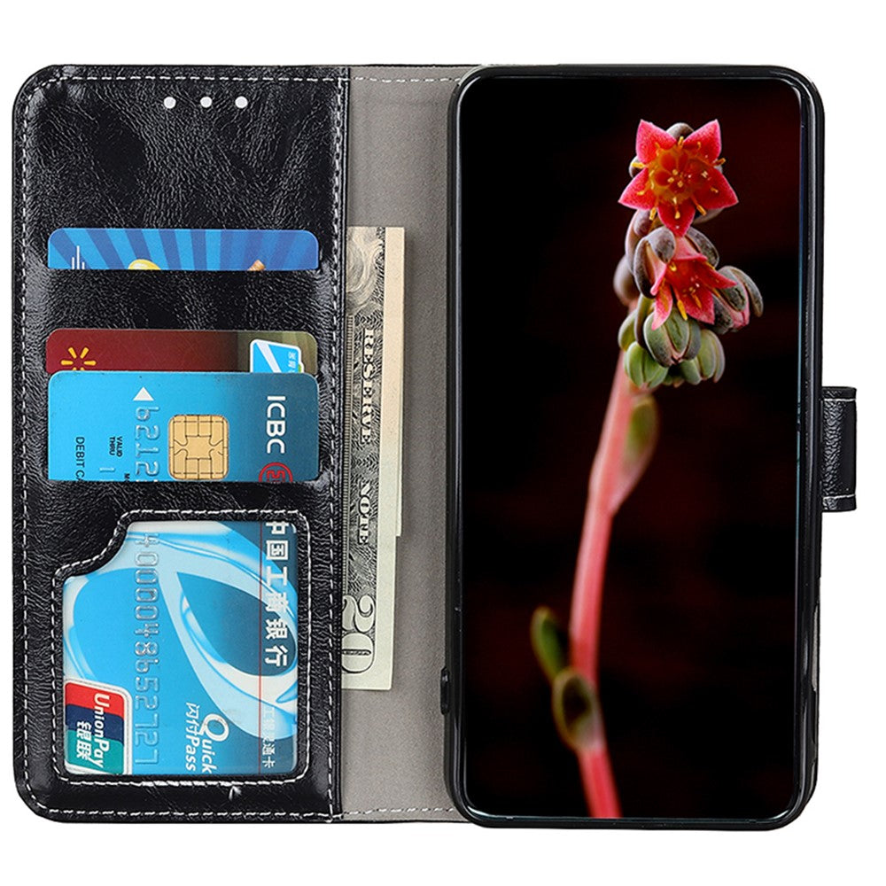 Cell Phone Case for Xiaomi 13 Ultra , Retro Crazy Horse Texture Wallet Stand Leather Phone Cover