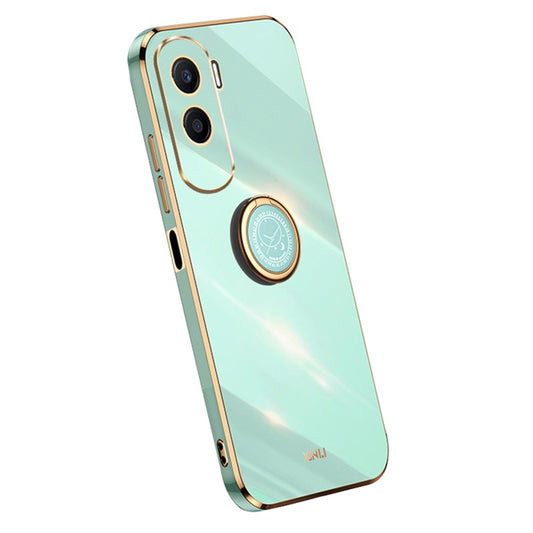 Honor X50i 5G / 90 Lite 5G Handyhülle – Galvanisierte TPU-Rückseite, kratzfest, mit Ringständer