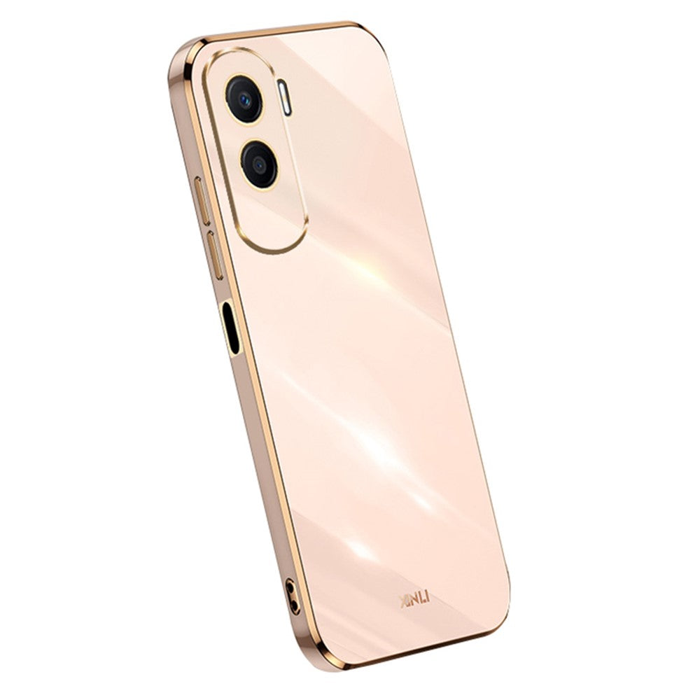 XINLI Electroplating Phone Case for Honor X50i 5G / 90 Lite 5G , Anti-drop TPU Cover