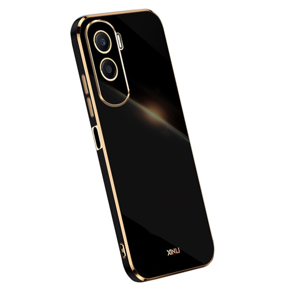 XINLI Electroplating Phone Case for Honor X50i 5G / 90 Lite 5G , Anti-drop TPU Cover