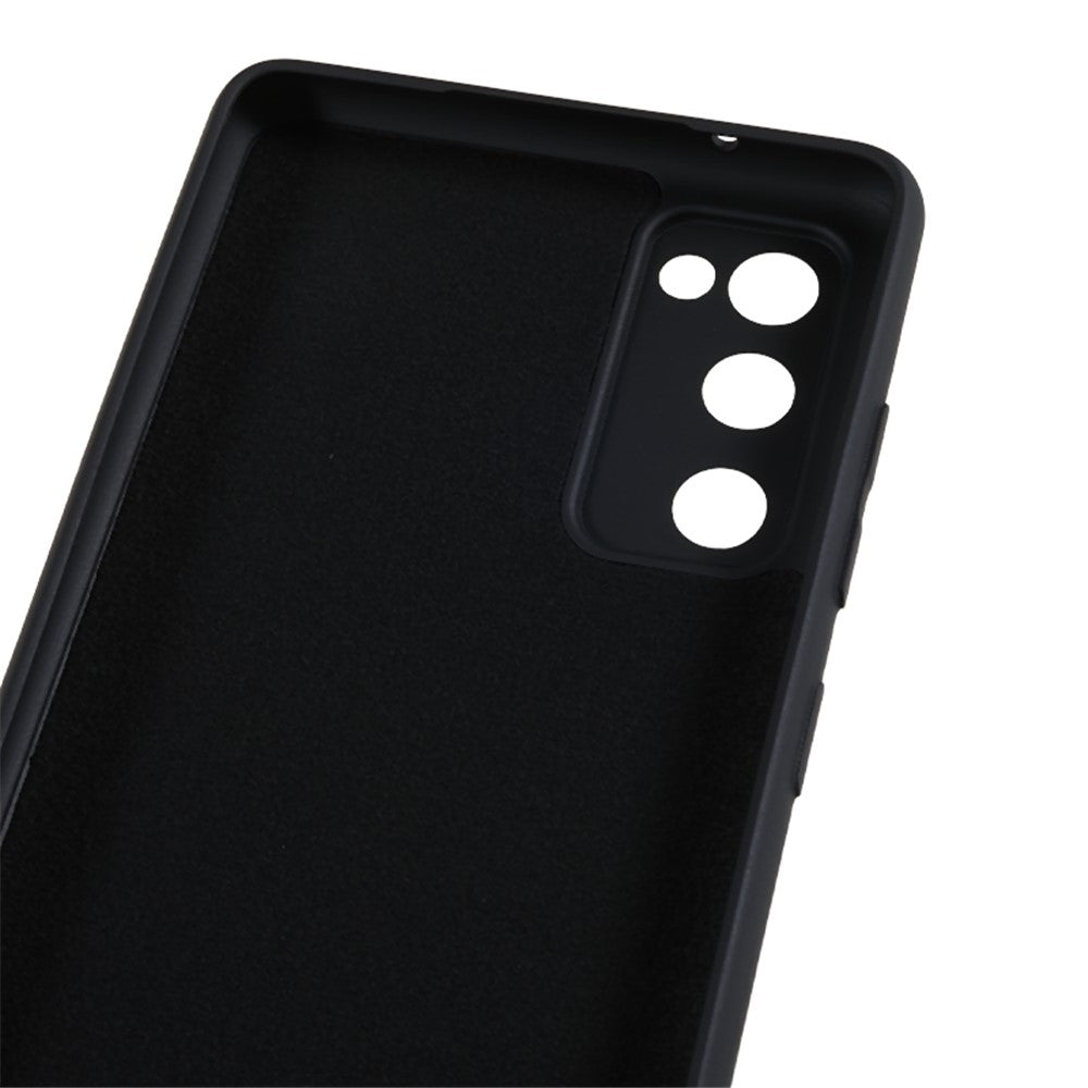 Galaxy S20 Lite / S20 FE  / S20 FE 2022 Gummierte Hülle – Mit Faserfutter & Anti-Kratz-Abdeckung