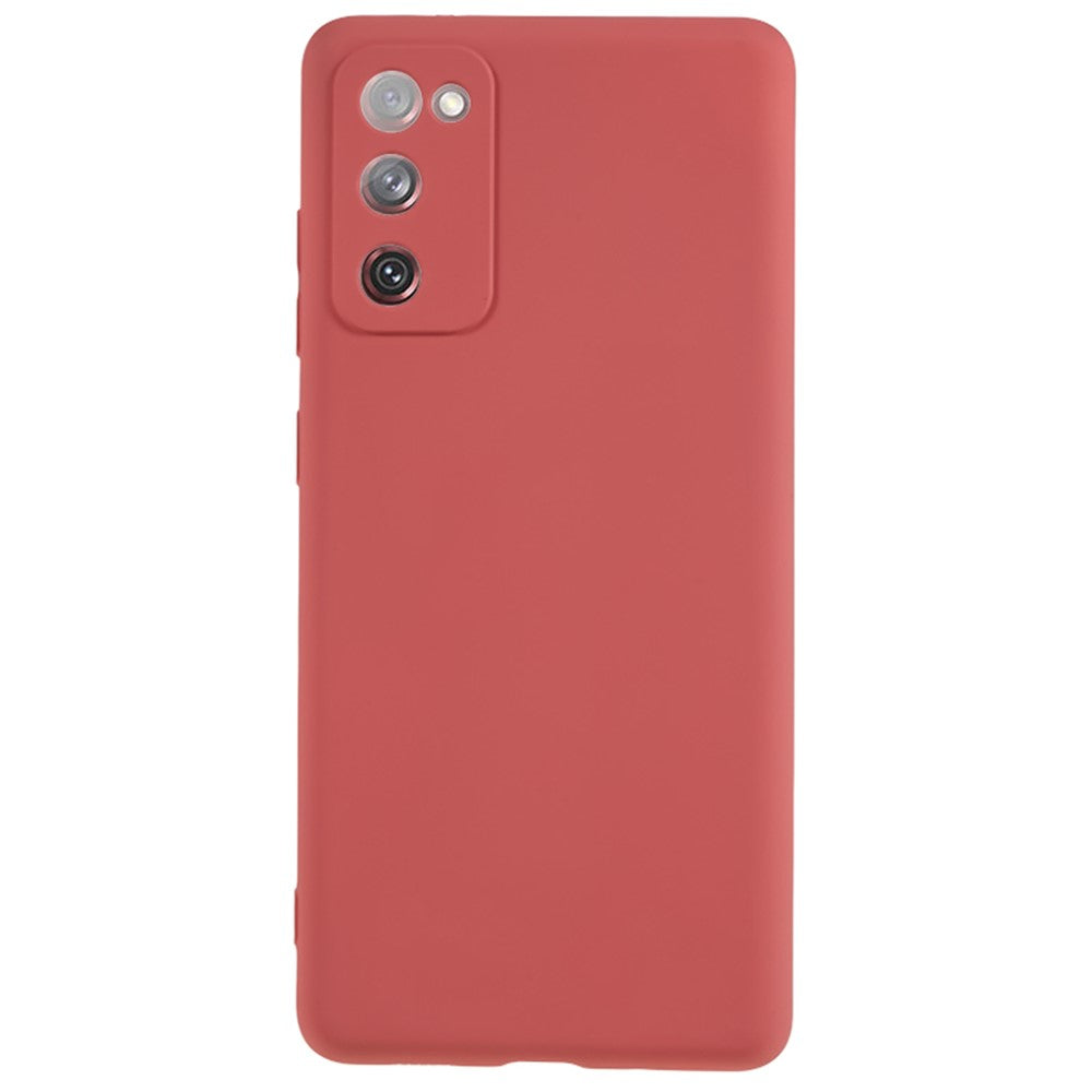 Galaxy S20 Lite / S20 FE  / S20 FE 2022 Gummierte Hülle – Mit Faserfutter & Anti-Kratz-Abdeckung