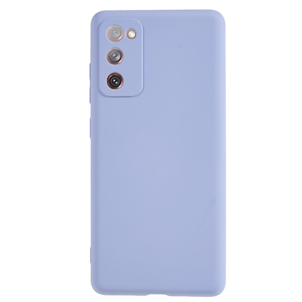 Galaxy S20 Lite / S20 FE  / S20 FE 2022 Gummierte Hülle – Mit Faserfutter & Anti-Kratz-Abdeckung