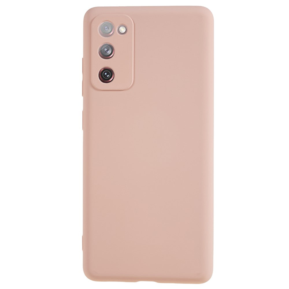 Galaxy S20 Lite / S20 FE  / S20 FE 2022 Gummierte Hülle – Mit Faserfutter & Anti-Kratz-Abdeckung