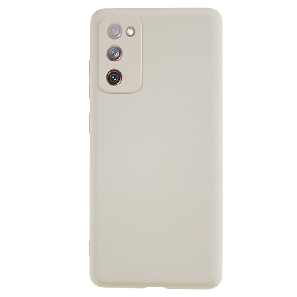 Galaxy S20 Lite / S20 FE  / S20 FE 2022 Gummierte Hülle – Mit Faserfutter & Anti-Kratz-Abdeckung