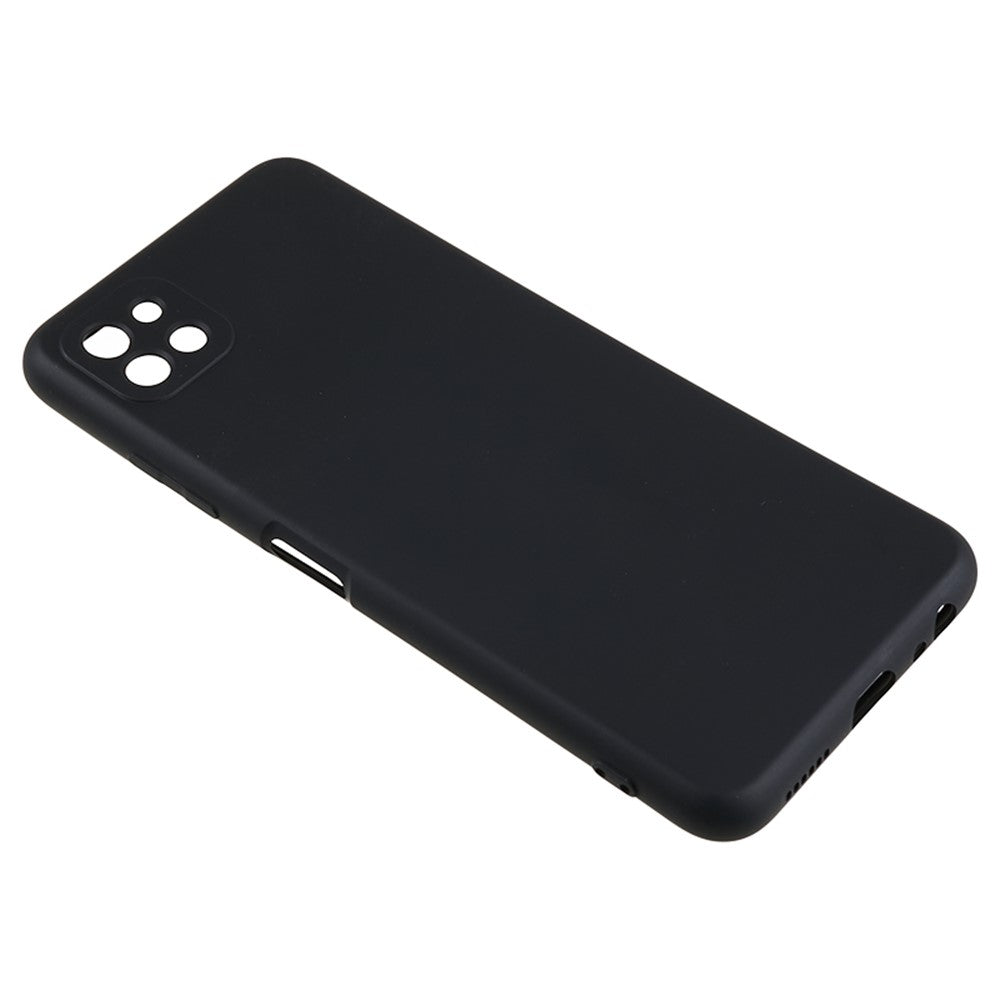 Galaxy A22 5G Gummierte Hülle – Mit Faserfutter & Anti-Kratz-Abdeckung