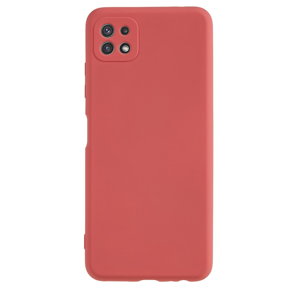 Galaxy A22 5G Gummierte Hülle – Mit Faserfutter & Anti-Kratz-Abdeckung