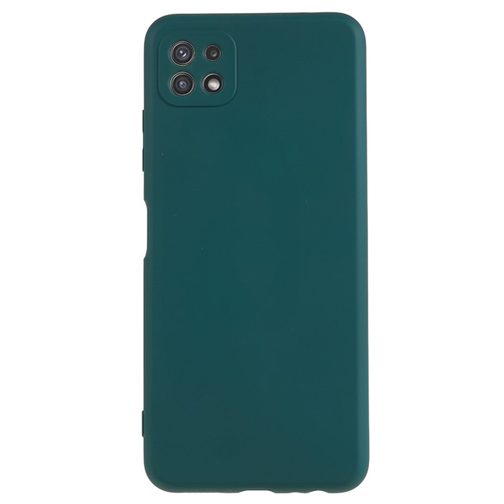 Galaxy A22 5G Gummierte Hülle – Mit Faserfutter & Anti-Kratz-Abdeckung