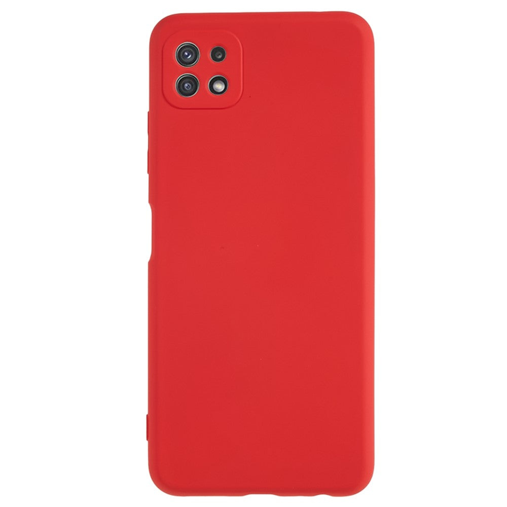 Galaxy A22 5G Gummierte Hülle – Mit Faserfutter & Anti-Kratz-Abdeckung