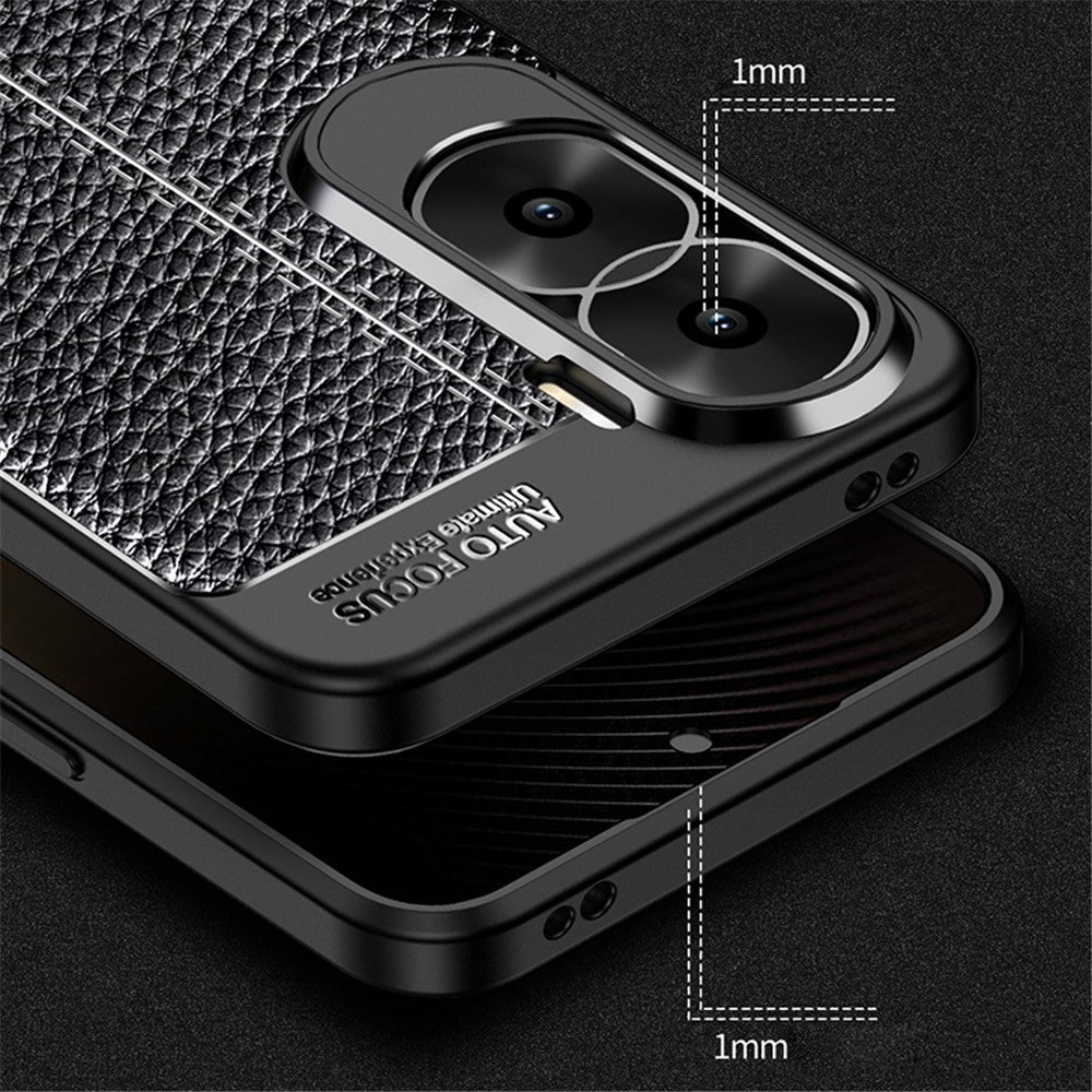 For Honor X50i 5G / 90 Lite 5G Dustproof TPU Phone Case Shockproof Phone Shell Litchi Texture Phone Cover