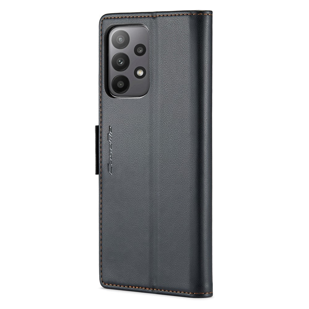 Galaxy A23 4G/5G Glänzende Wallet-Hülle – RFID-Schutz & Ständer