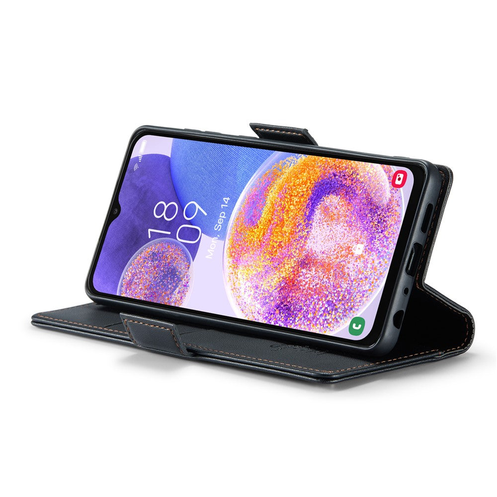 Galaxy A23 4G/5G Glänzende Wallet-Hülle – RFID-Schutz & Ständer