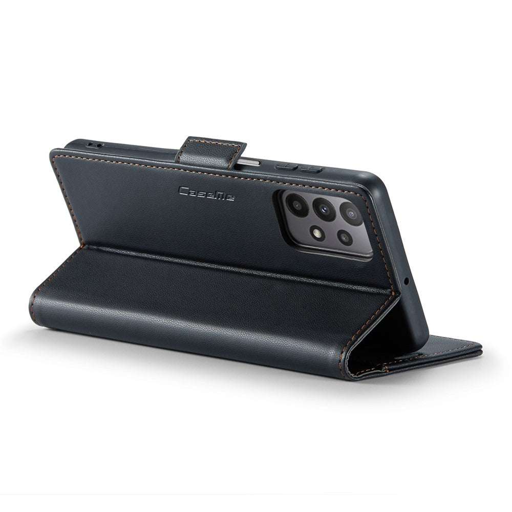 Galaxy A23 4G/5G Glänzende Wallet-Hülle – RFID-Schutz & Ständer