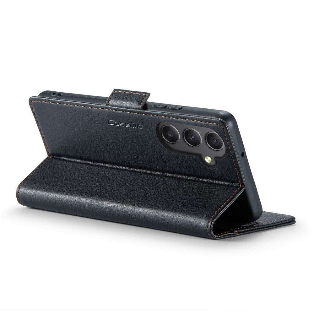 Galaxy A34 5G Glänzende Wallet-Hülle – RFID-Schutz & Ständer