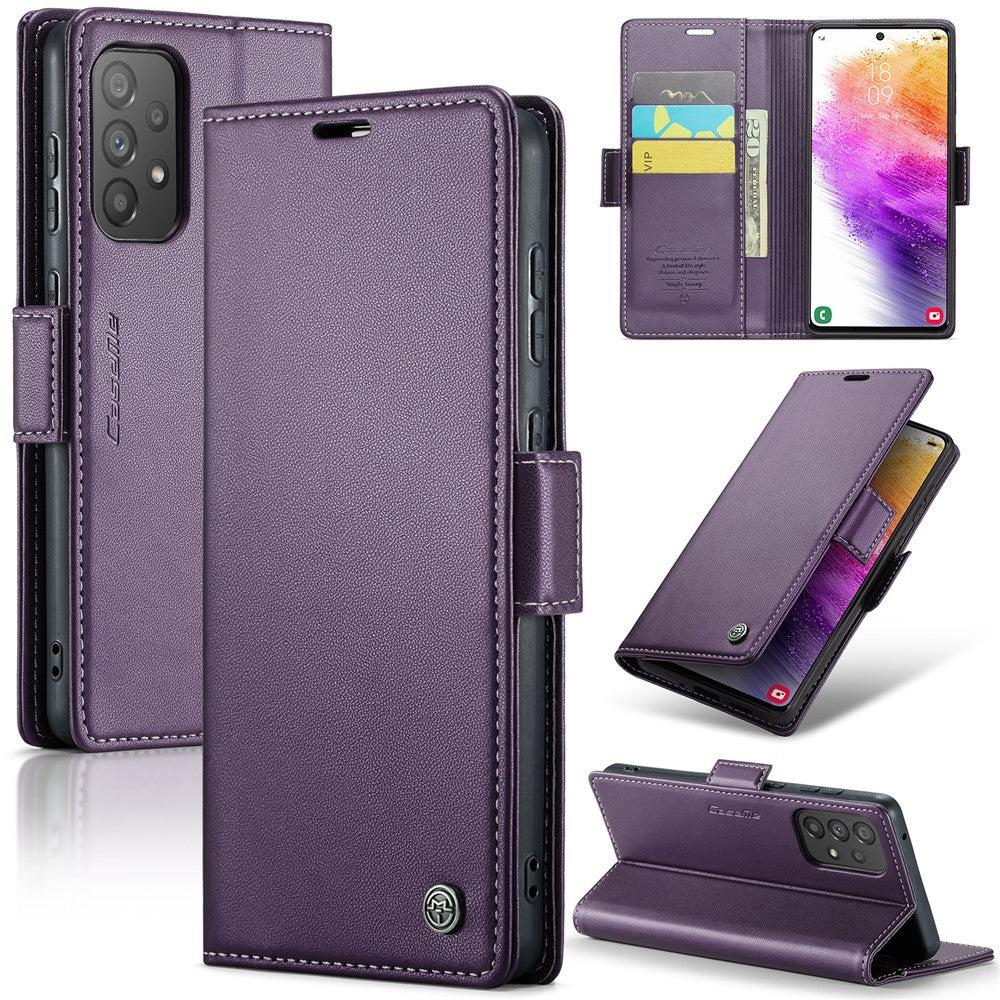 Galaxy A33 5G Glänzende Wallet-Hülle – RFID-Schutz & Ständer