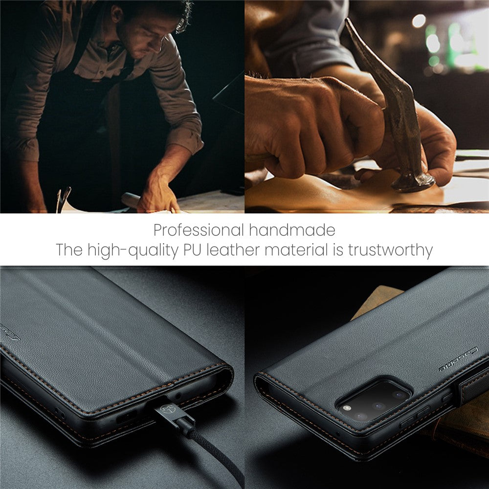 Galaxy S20 4G/5G Glänzende Wallet-Hülle – RFID-Schutz & Ständer