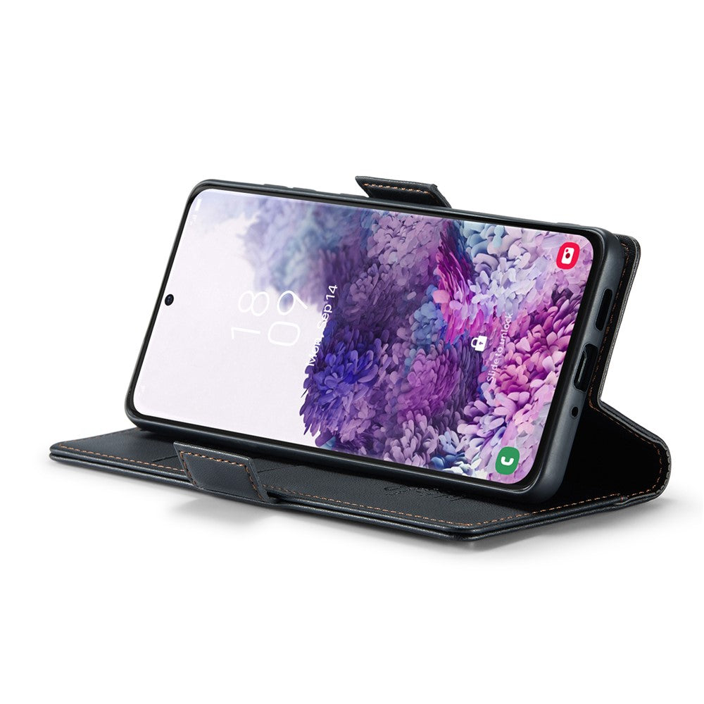 Galaxy S20 4G/5G Glänzende Wallet-Hülle – RFID-Schutz & Ständer