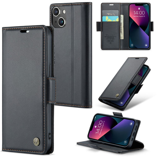 iPhone 13 mini Glänzende Wallet-Hülle – RFID-Schutz & Ständer