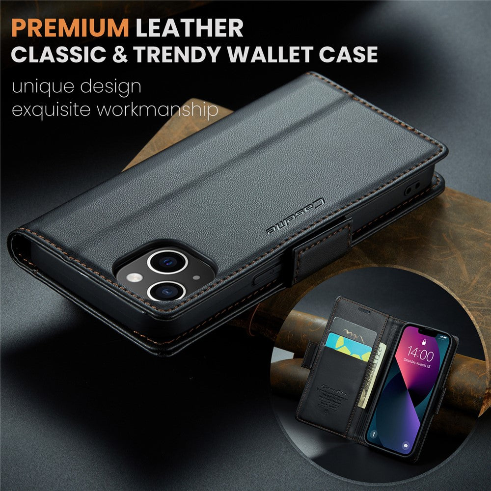 iPhone 13 mini Glänzende Wallet-Hülle – RFID-Schutz & Ständer
