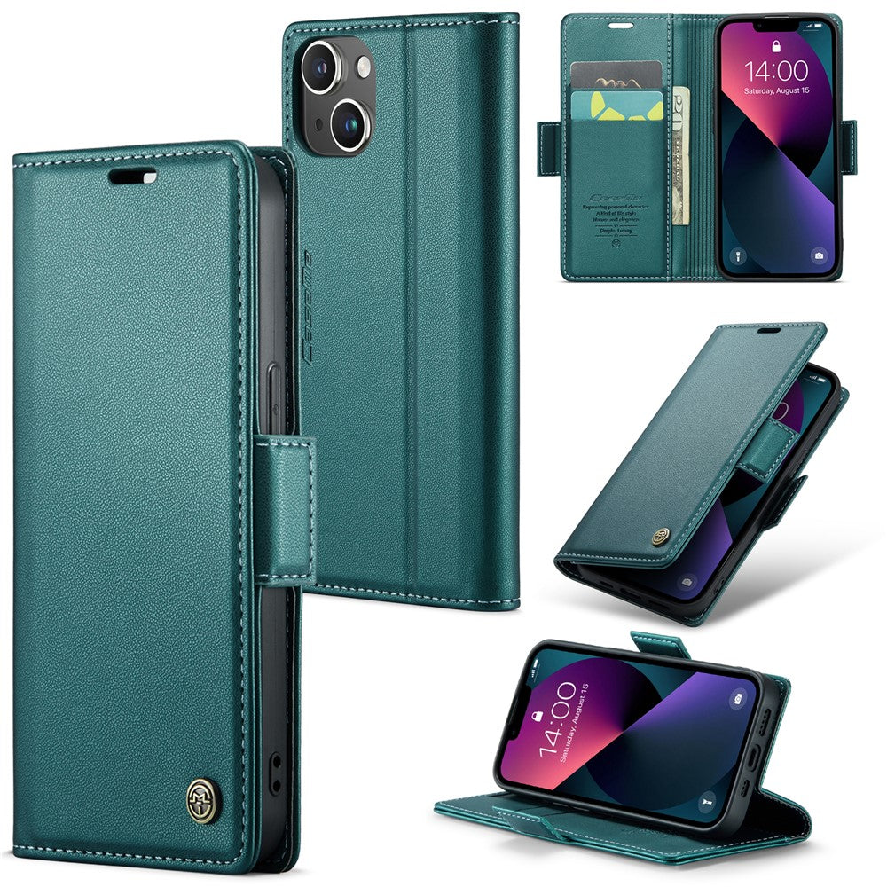 iPhone 13 mini Glänzende Wallet-Hülle – RFID-Schutz & Ständer