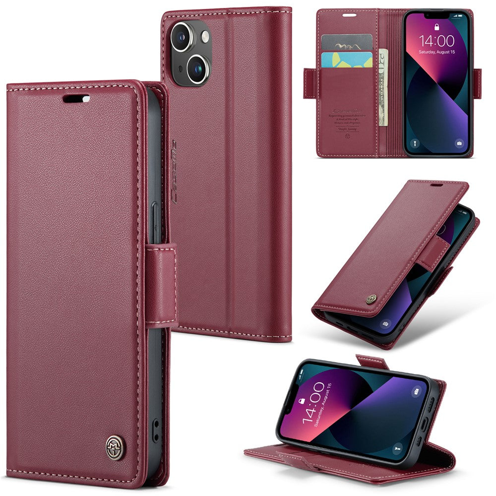 iPhone 13 mini Glänzende Wallet-Hülle – RFID-Schutz & Ständer