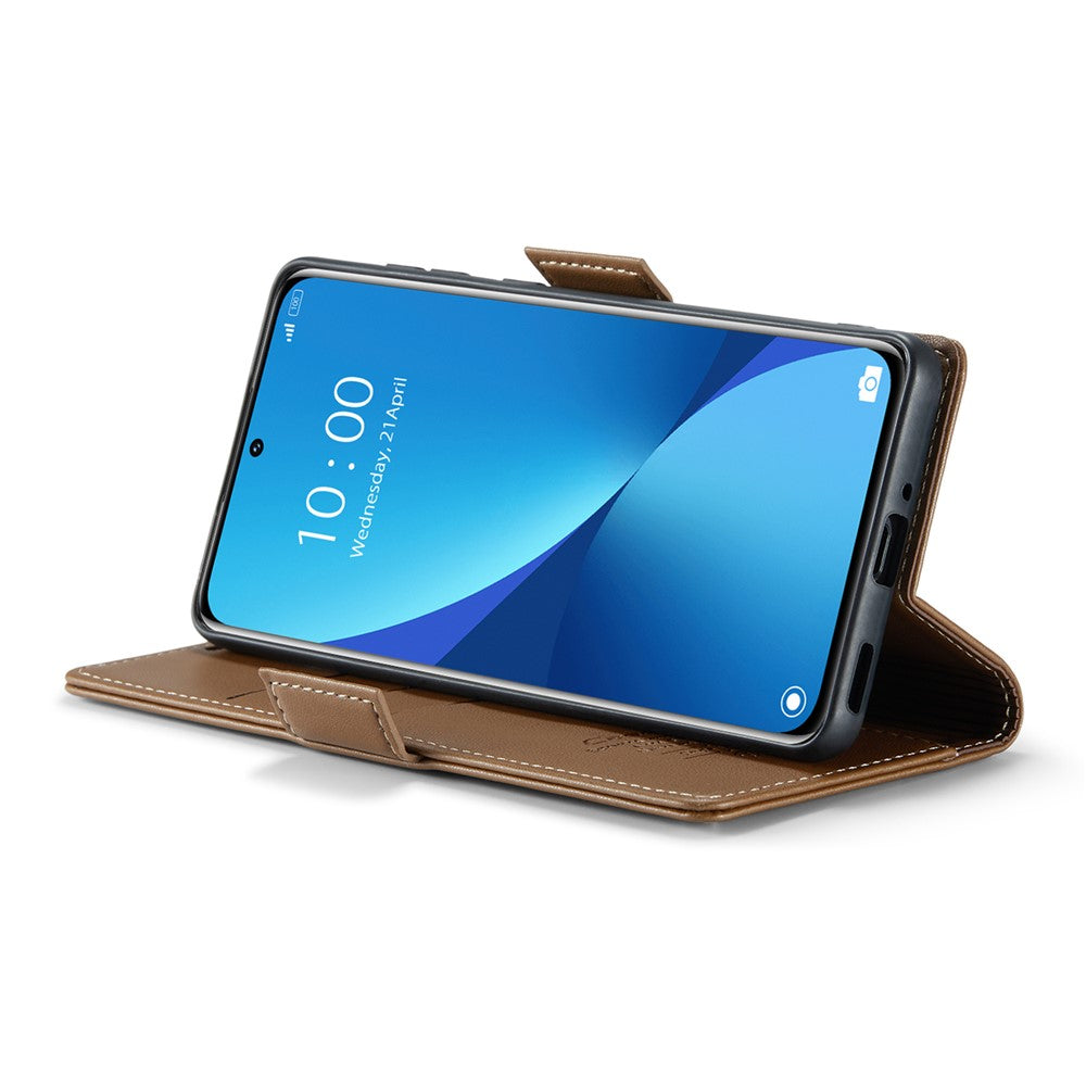 For Xiaomi 12 5G / 12X 5G / 12S 5G Leather Case CASEME 023 RFID Blocking 3 Card Slot Mobile Cover