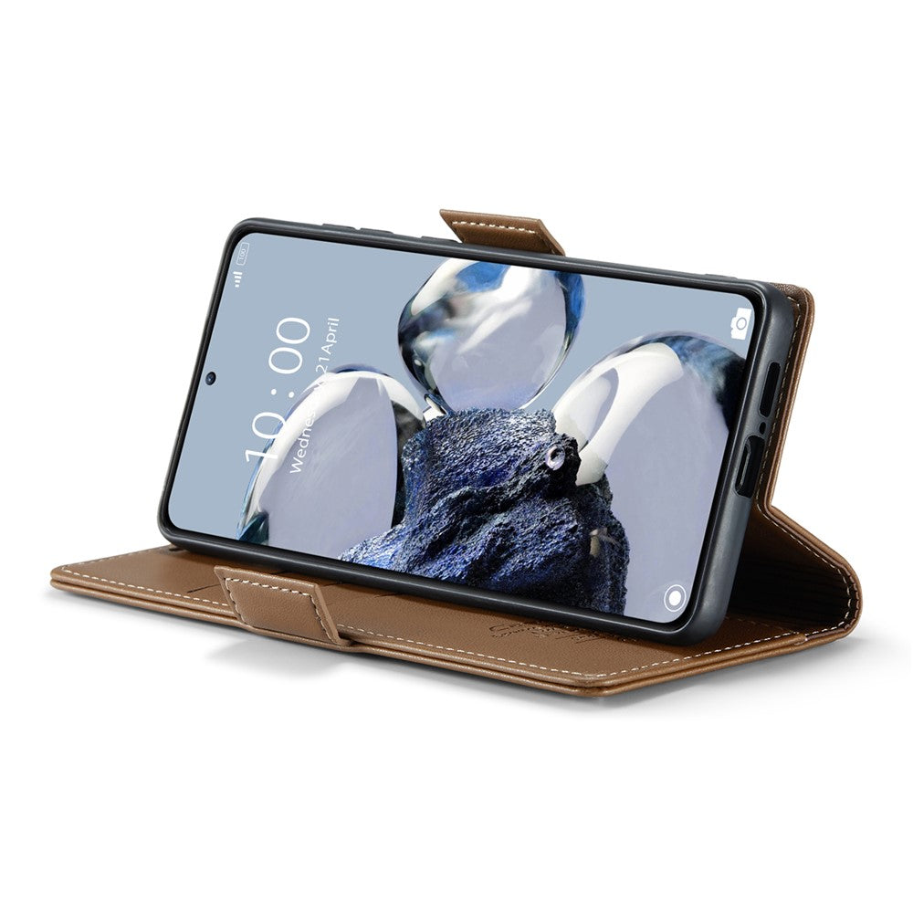For Xiaomi 12T 5G / 12T Pro 5G / Redmi K50 Ultra Leather Case CASEME 023 RFID Blocking 3 Card Slot Mobile Cover